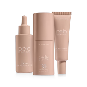 מארז סרום פנים + קרם עיניים + קרם אנטי אייג'ינג SPF30
