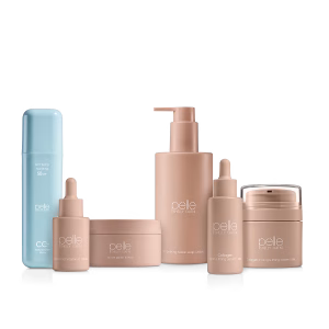 מארז  CC CREAM + קרם + סרום + סבון + פדים לעור הפנים + ויטמין C